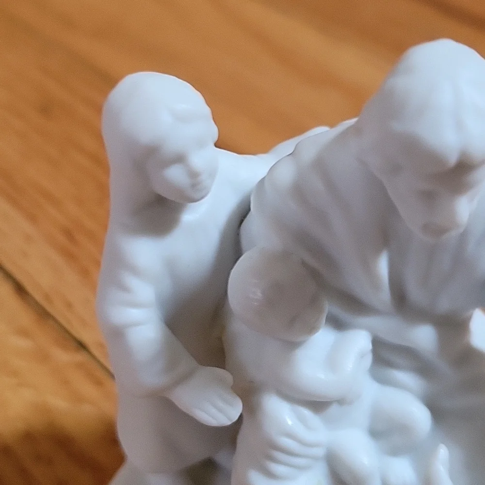 Jesus with children statue.  EUC